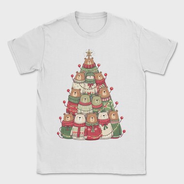 Christmas Bear Tree, Tricou Barbati (Unisex)