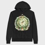 Christmas Bell Clock Wreath, Hanorac Oversize Barbati (Unisex)