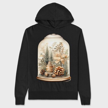 Christmas Bell Jar, Hanorac Oversize Barbati (Unisex)