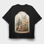 Christmas Bell Jar, Tricou Oversize Barbati (Unisex)