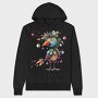 Christmas Bird Bells, Hanorac Oversize Barbati (Unisex)
