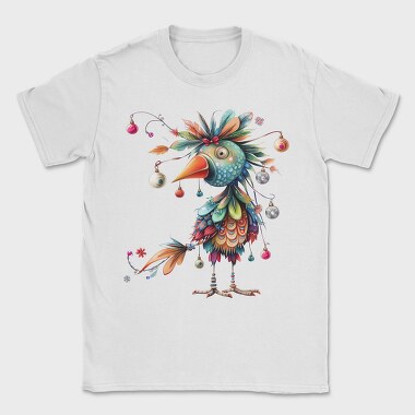 Christmas Bird Feathers, Tricou Barbati (Unisex)