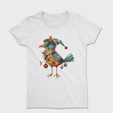 Christmas Bird Sunglasses, Tricou Femei
