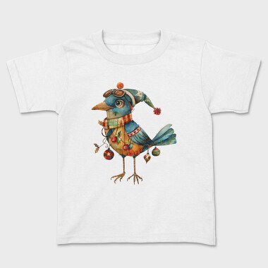 Christmas Bird Sunglasses, Tricou Copii