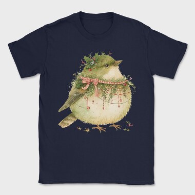 Christmas Bird Wreath, Tricou Barbati (Unisex)