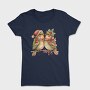 Christmas Birds Wreath, Tricou Femei