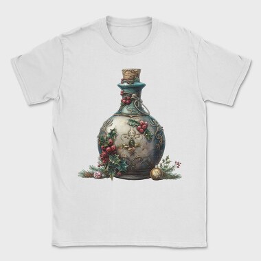 Christmas Bottle Holly, Tricou Barbati (Unisex)