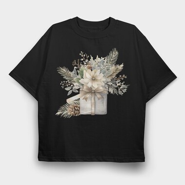 Christmas Bouquet Gift, Tricou Oversize Barbati (Unisex)