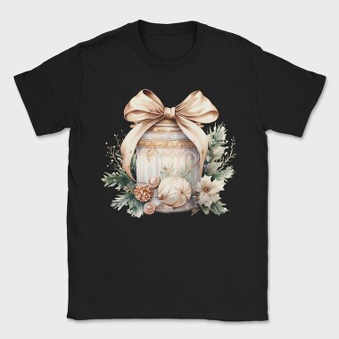 Christmas Bow Jar, Tricou Barbati (Unisex)