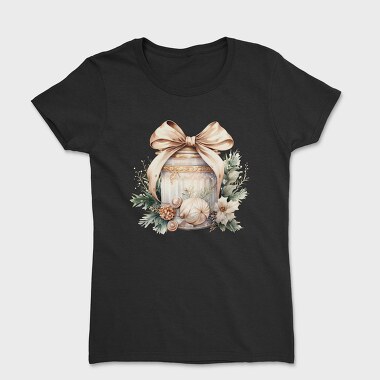 Christmas Bow Jar, Tricou Femei