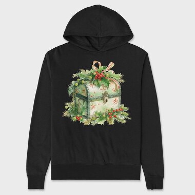 Christmas Box Holly, Hanorac Oversize Barbati (Unisex)