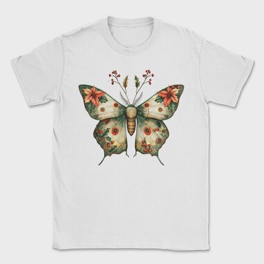Christmas Butterfly Holly, Tricou Barbati (Unisex)