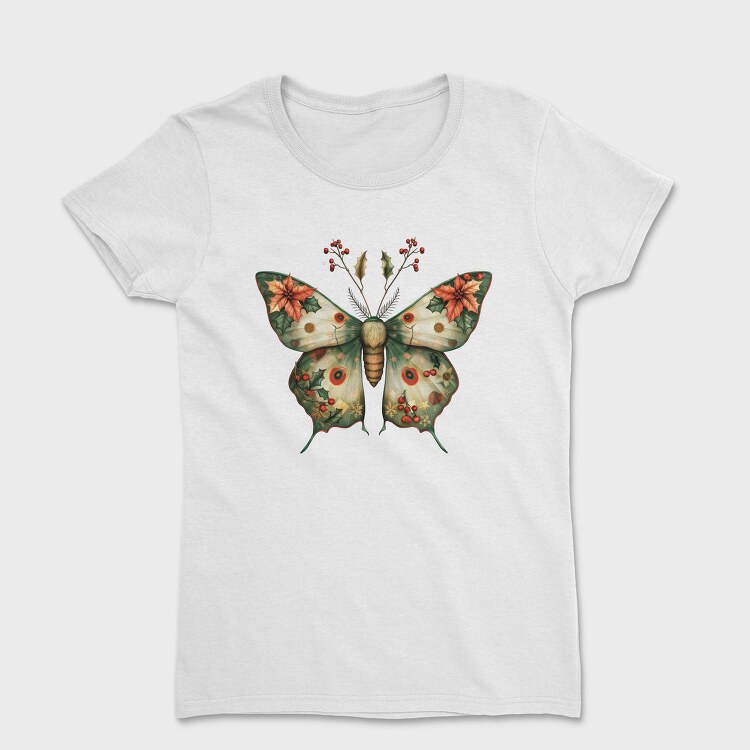 Christmas Butterfly Holly, Tricou Femei