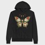 Christmas Butterfly Holly, Hanorac Oversize Barbati (Unisex)
