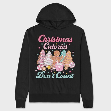 Christmas Calories Dont Count, Hanorac Oversize Barbati (Unisex)
