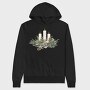 Christmas Candle Arrangement, Hanorac Oversize Barbati (Unisex)