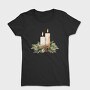 Christmas Candles Arrangement, Tricou Femei