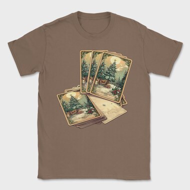 Christmas Cards Snowy, Tricou Barbati (Unisex)