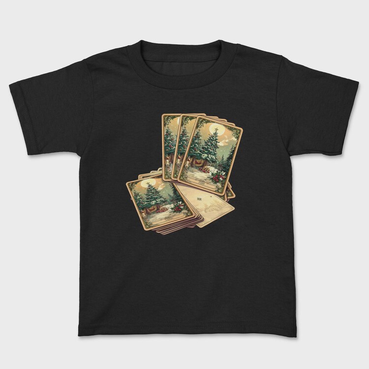 Christmas Cards Snowy, Tricou Copii