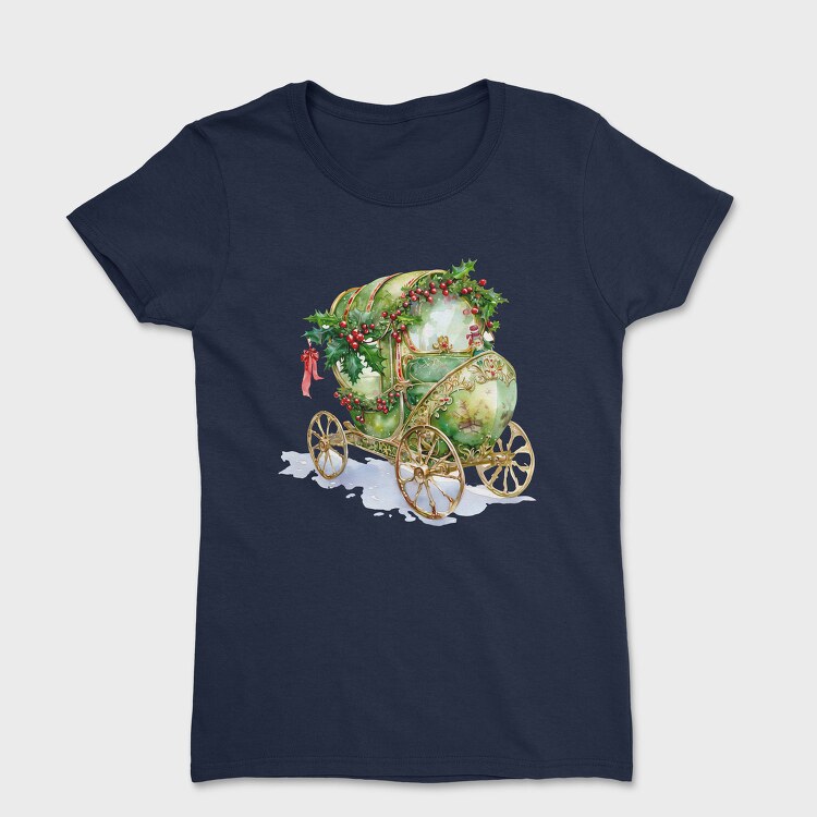 Christmas Carriage Holly, Tricou Femei