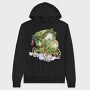 Christmas Carriage Holly, Hanorac Oversize Barbati (Unisex)