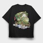 Christmas Carriage Holly, Tricou Oversize Barbati (Unisex)