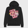 Christmas Cassettes Snow, Hanorac Oversize Barbati (Unisex)
