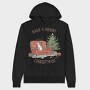Christmas Cat Twists, Hanorac Oversize Barbati (Unisex)