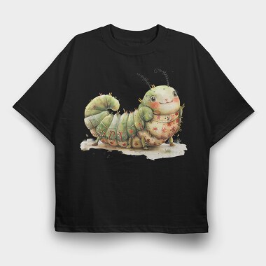 Christmas Caterpillar Jacket, Tricou Oversize Barbati (Unisex)