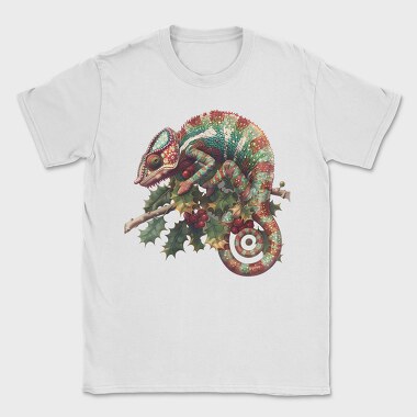 Christmas Chameleon Garden, Tricou Barbati (Unisex)