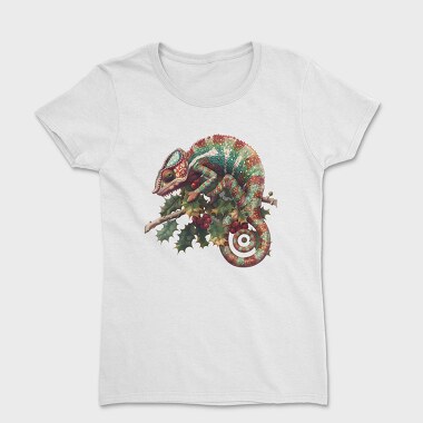 Christmas Chameleon Garden, Tricou Femei