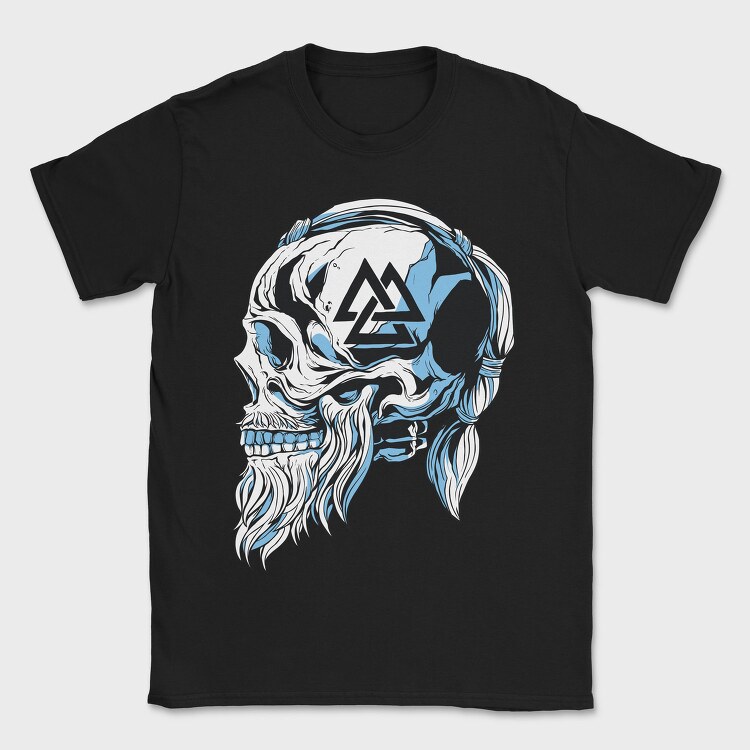 Viking Skull 5, Tricou Barbati (Unisex)