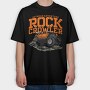 Offroad Adventure Rock Crowler Jeep, Tricou Oversize Barbati (Unisex)