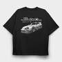 White Supra, Tricou Oversize Barbati (Unisex)
