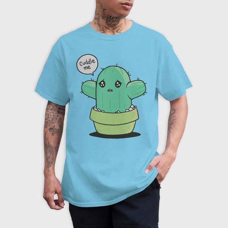 Cuddle Me Cactus, Tricou Barbati (Unisex)