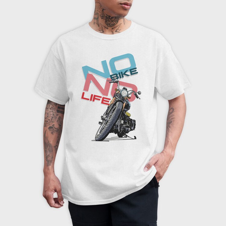 No Bike Life, Tricou Barbati (Unisex)