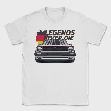 German Legends Never Die Car Artwork, Tricou Barbati (Unisex)