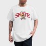 Skateboarding Teddy 2, Tricou Barbati (Unisex)
