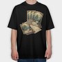 Christmas Cards Snowy, Tricou Oversize Barbati (Unisex)
