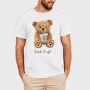 Teddy Boba Tea, Tricou Barbati (Unisex)