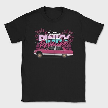 Pink Car Promise Palm Ocean, Tricou Barbati (Unisex)