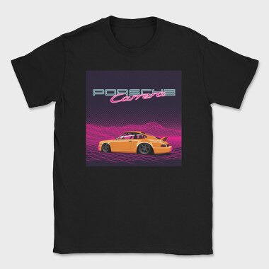 Porsche Carrera Night Grid, Tricou Barbati (Unisex)