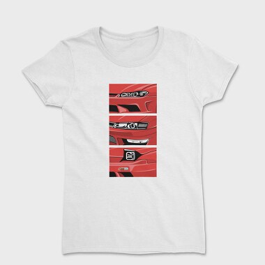 Red Car Stance Sport Modern, Tricou Femei