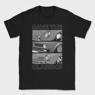 Save The Classics 1960S Car Artwork, Tricou Barbati (Unisex)