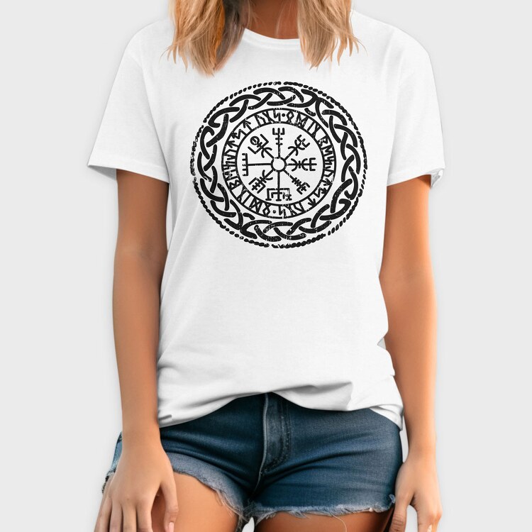 Viking Compass Odin, Tricou Barbati (Unisex)
