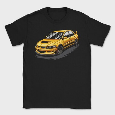 Speed Car Gold Fast Metallic, Tricou Barbati (Unisex)
