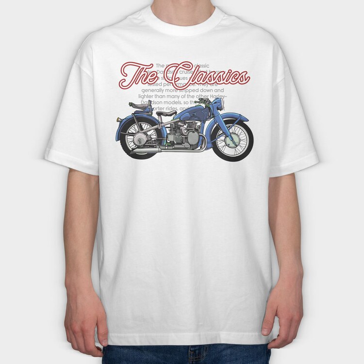 Harley Cruiser Classics, Tricou Oversize Barbati (Unisex)
