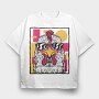 Chicken With Sunglasses Hen Glasses, Tricou Oversize Barbati (Unisex)
