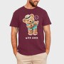 Hawaiian Bear Strumming, Tricou Barbati (Unisex)