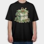 Christmas Box Holly, Tricou Oversize Barbati (Unisex)